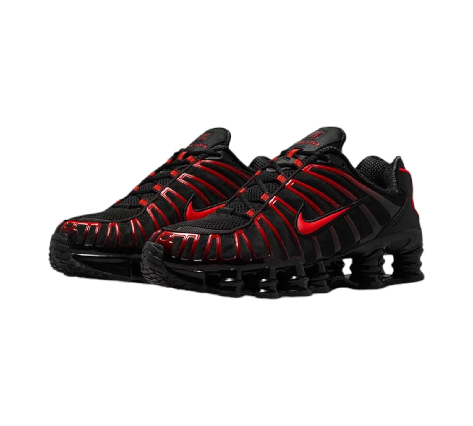 NIKE SHOX TL BLACK LIGHT CRIMSON