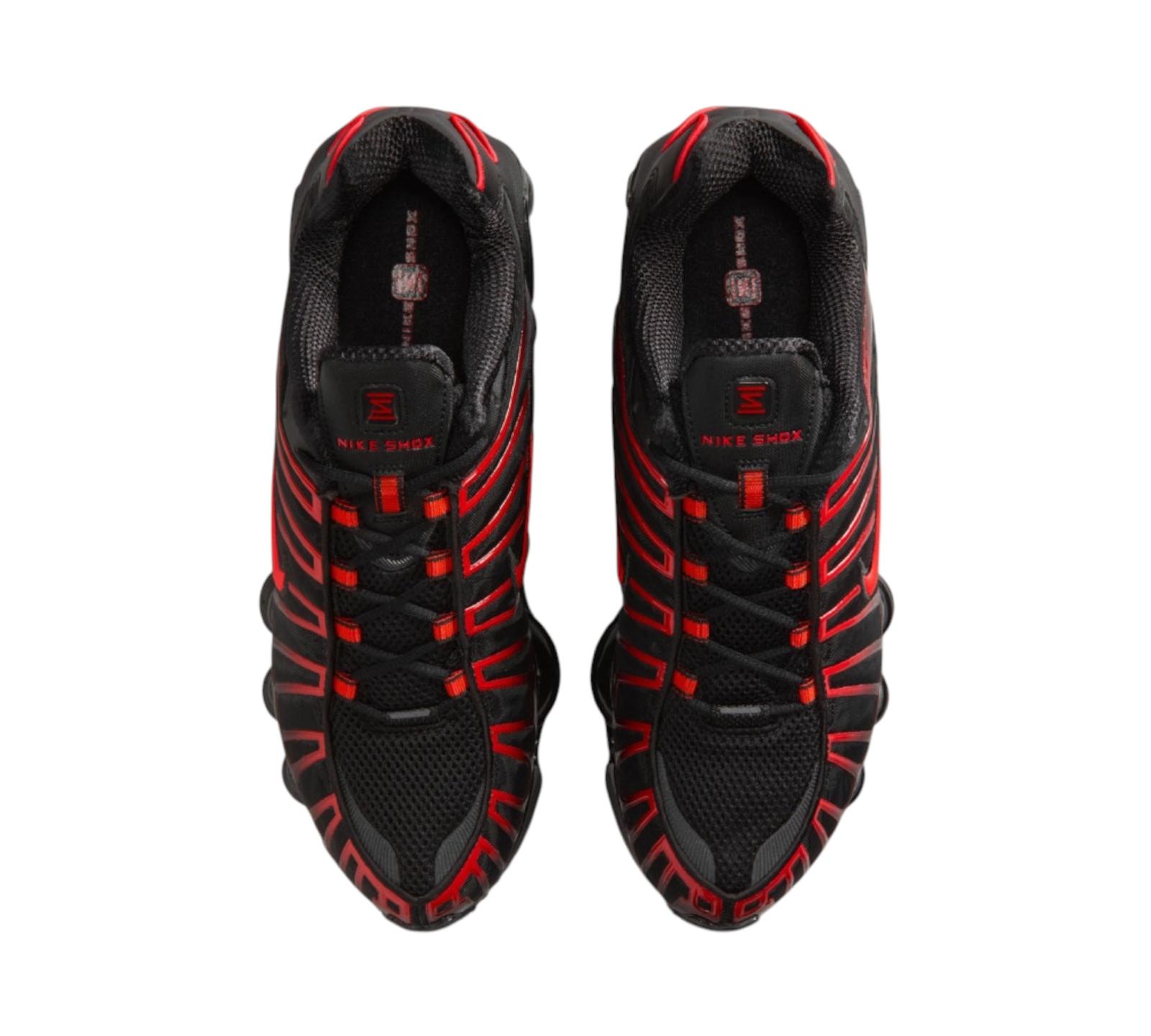 NIKE SHOX TL BLACK LIGHT CRIMSON