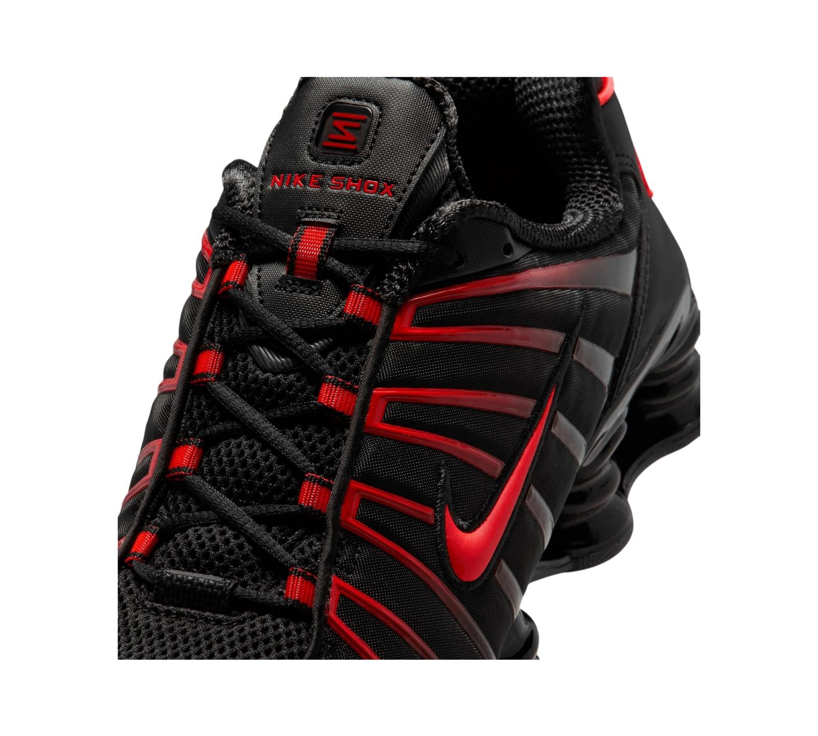NIKE SHOX TL BLACK LIGHT CRIMSON