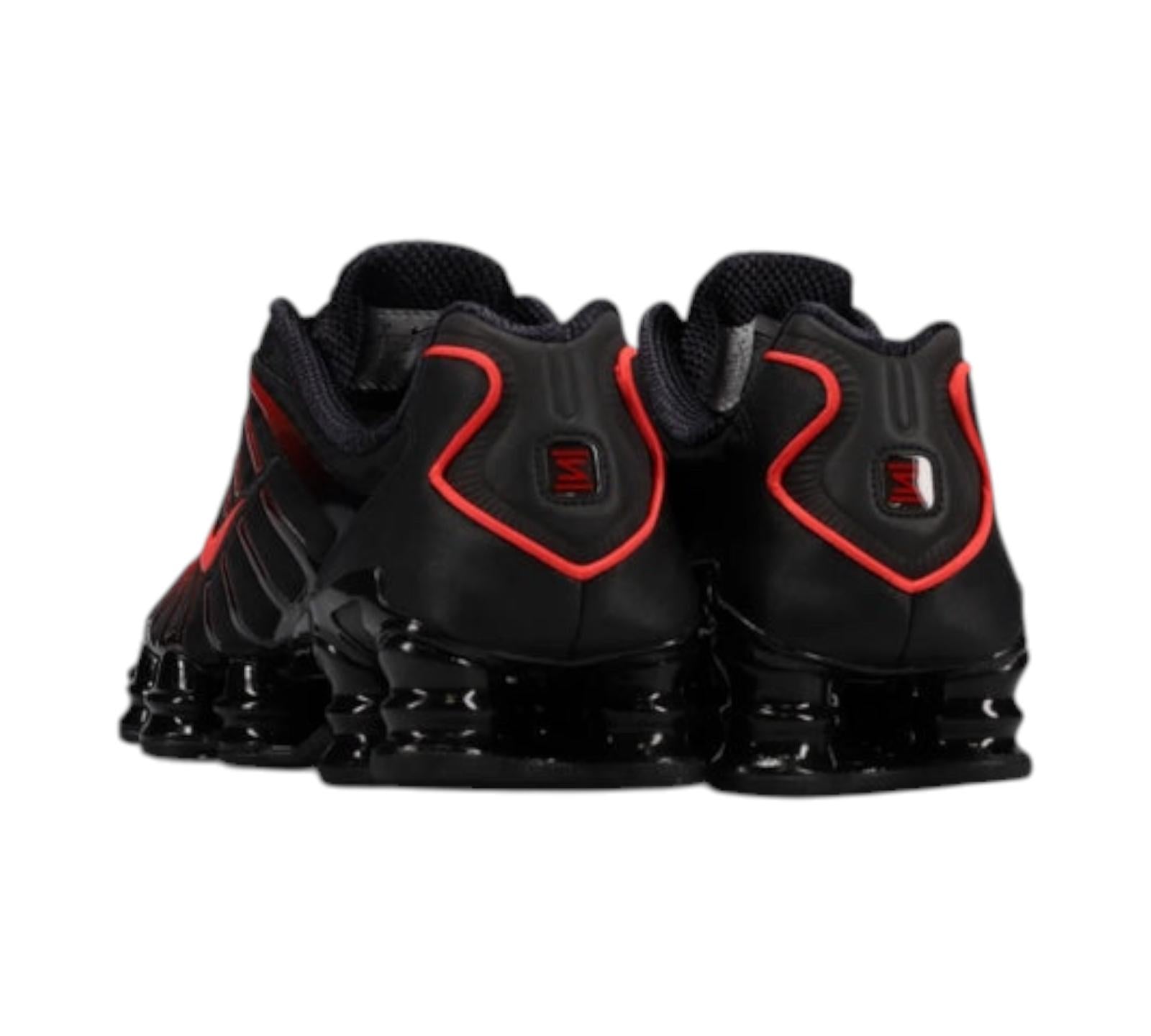 NIKE SHOX TL BLACK LIGHT CRIMSON