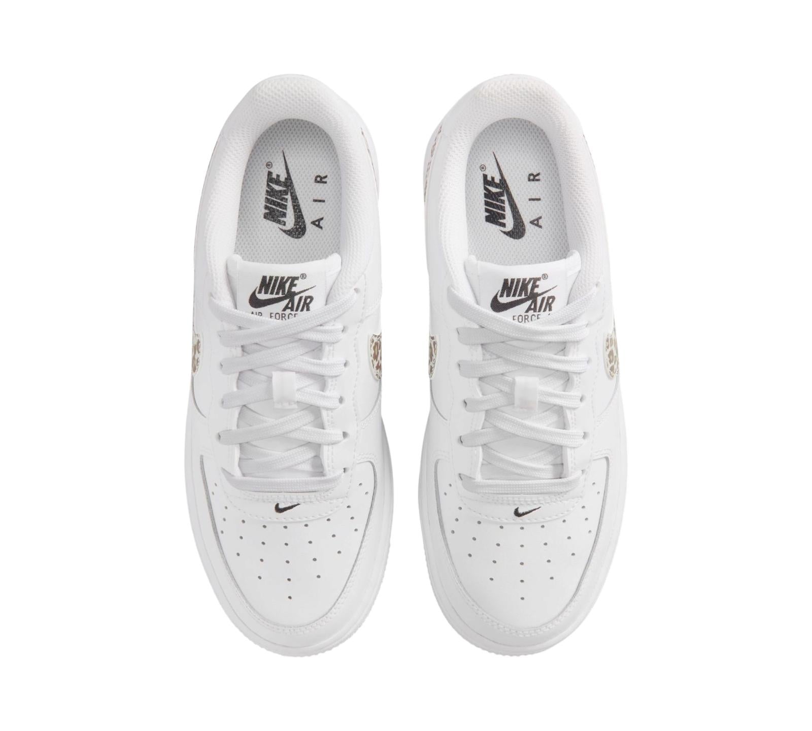 NIKE AIR FORCE 1 LOW WHITE LEOPARD SWOOSH