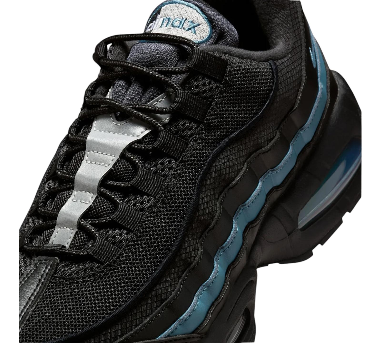 NIKE AIR MAX 95 OG BIG BUBBLE SMOKY BLUE BLACK