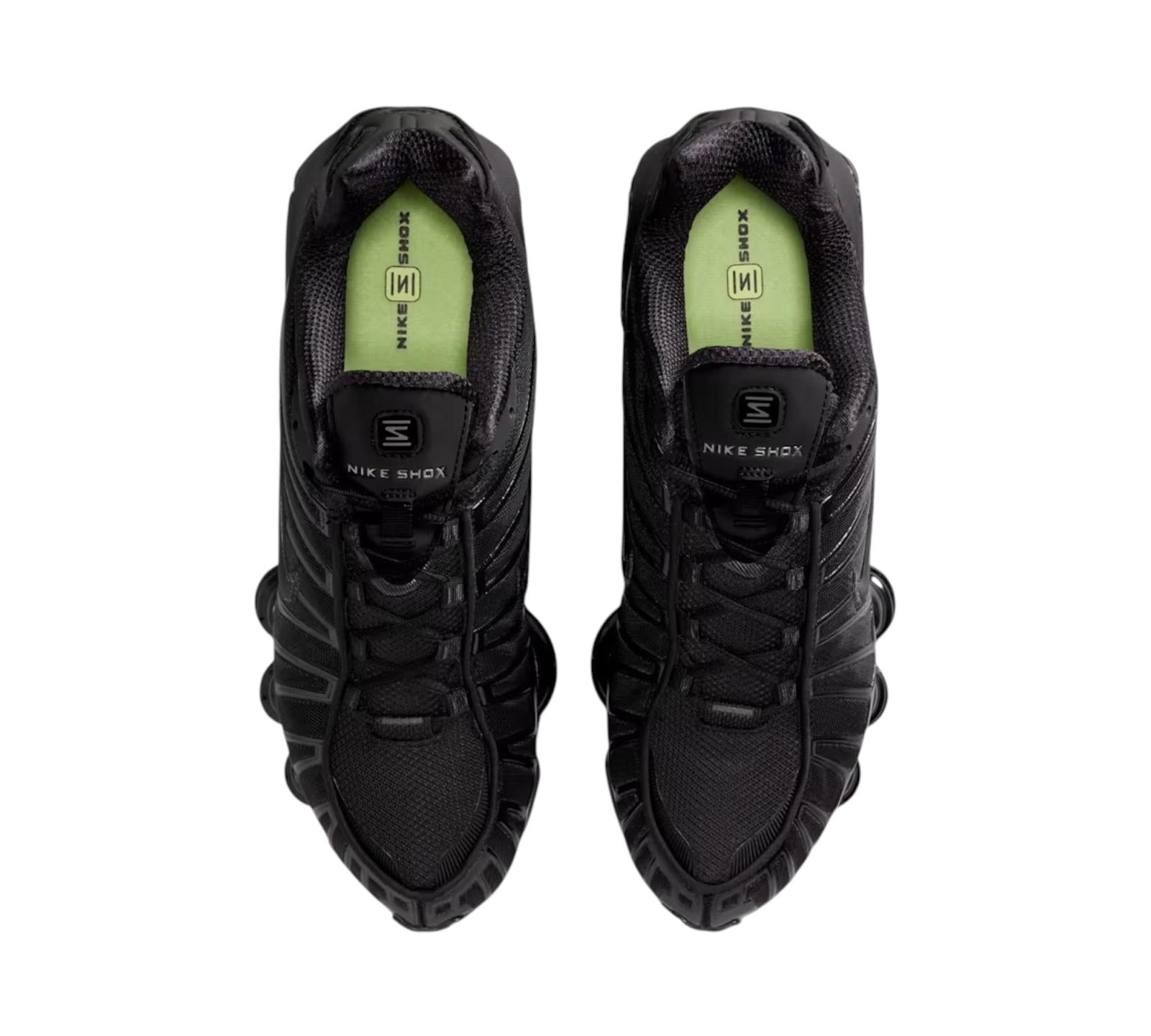 NIKE SHOX TL BLACK METALLIC SILVER
