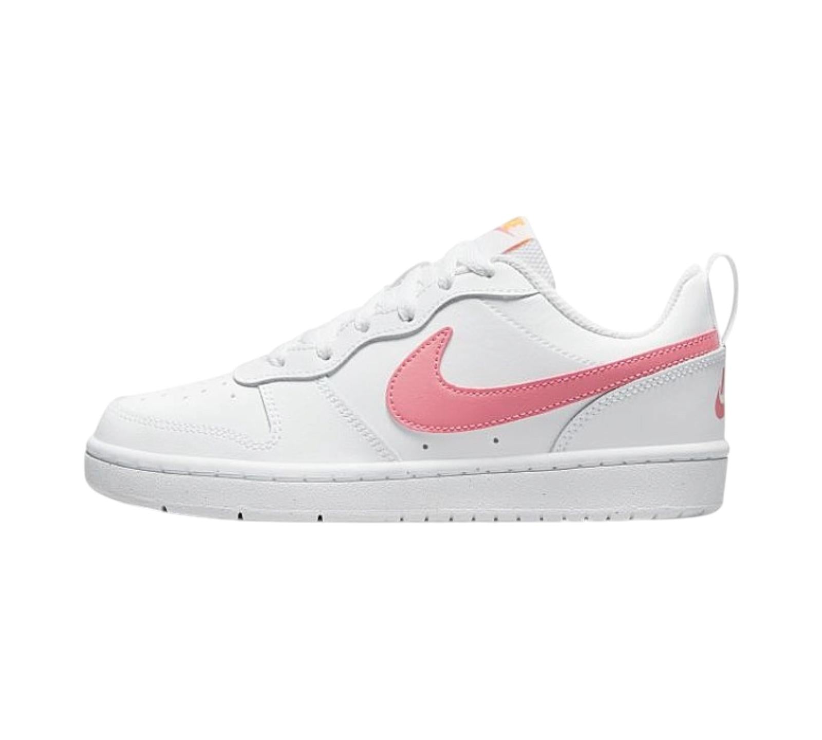 NIKE COURT BOROUGH LOW 2 WHITE PINK