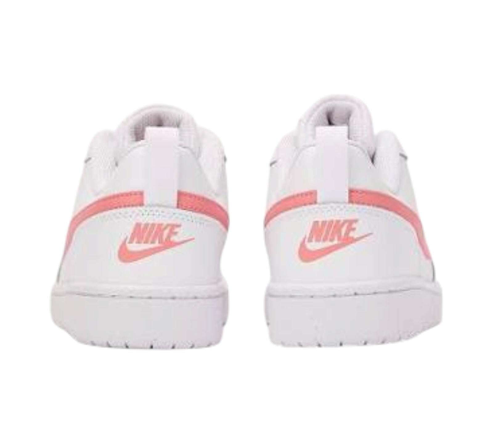 NIKE COURT BOROUGH LOW 2 WHITE PINK