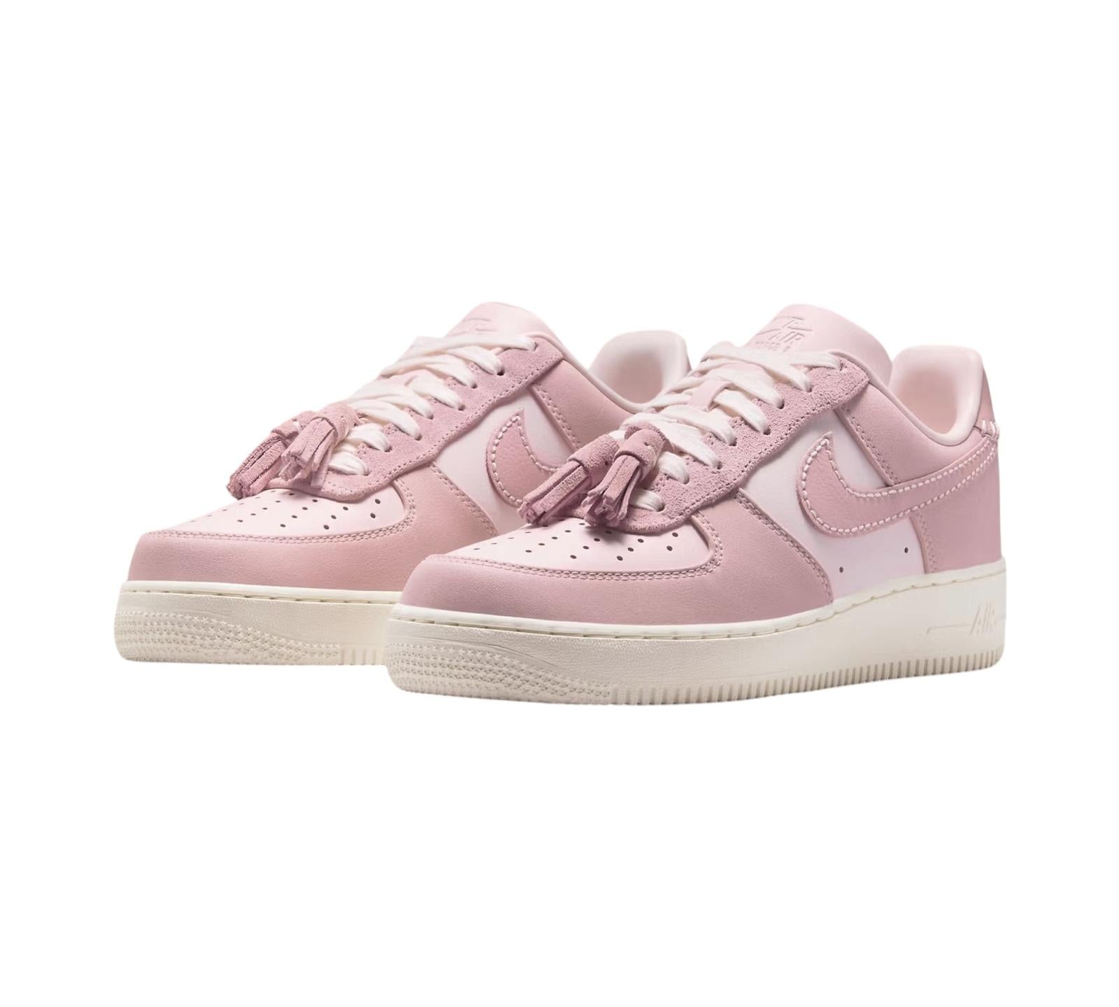 NIKE AIR FORCE 1 LOW PINK OXFORD TASSELS