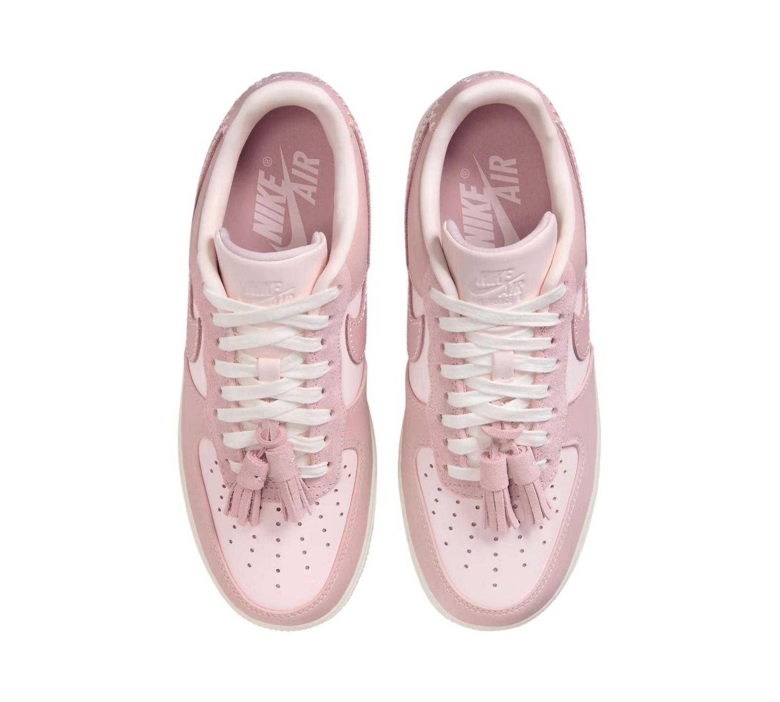 NIKE AIR FORCE 1 LOW PINK OXFORD TASSELS