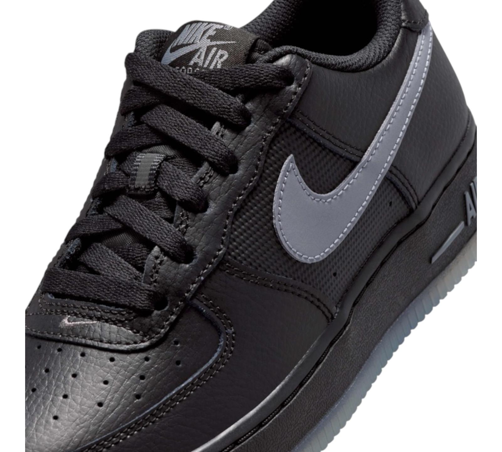 NIKE AIR FORCE 1 BLACK COOL GREY
