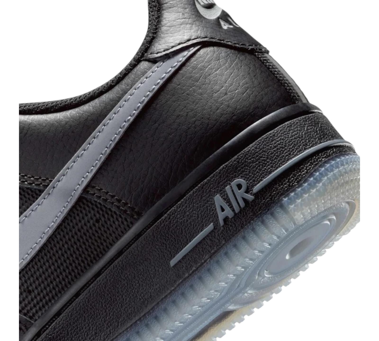 NIKE AIR FORCE 1 BLACK COOL GREY