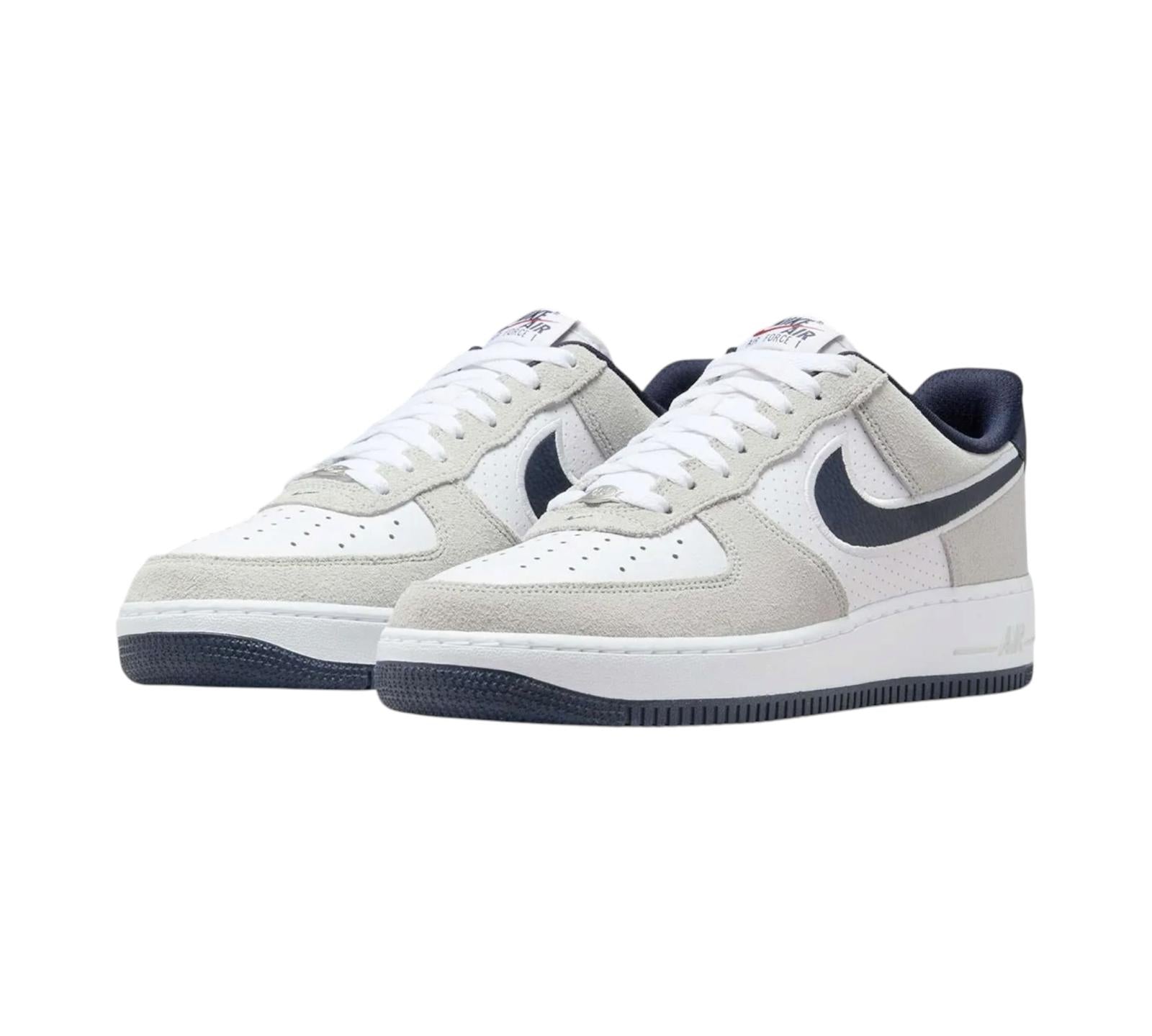 NIKE AIR FORCE 1 LOW WHITE OBSIDIAN PURE PLATINUM