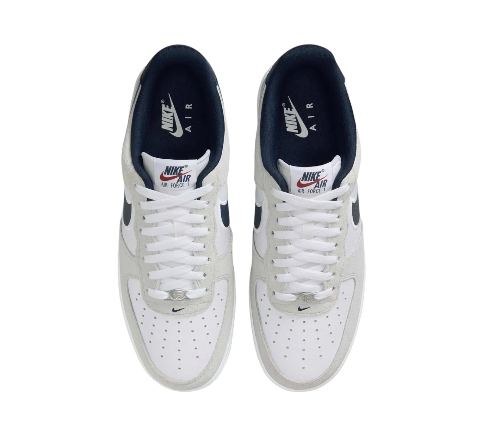 NIKE AIR FORCE 1 LOW WHITE OBSIDIAN PURE PLATINUM