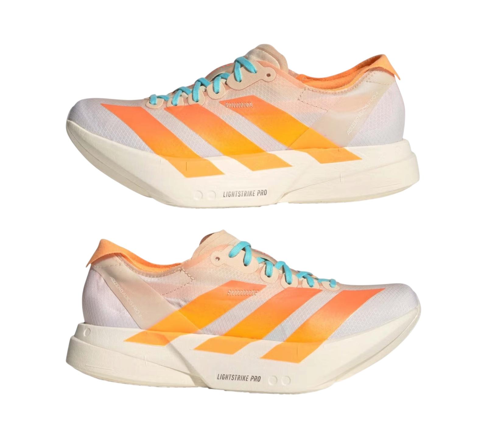 ADIDAS ADIZERO ADIOS PRO 4 CRYSTAL SAND FLASH ORANGE