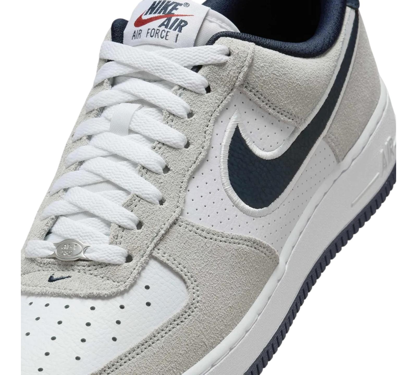 NIKE AIR FORCE 1 LOW WHITE OBSIDIAN PURE PLATINUM