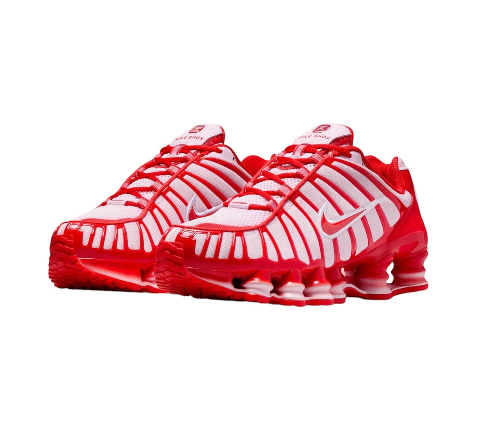 NIKE SHOX TL PINK FOAM HABANERO RED