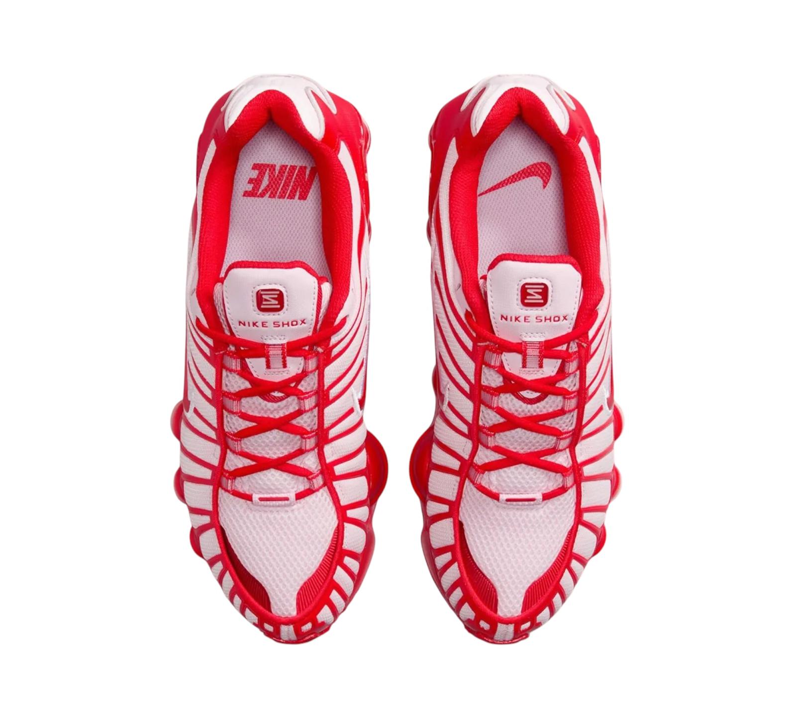 NIKE SHOX TL PINK FOAM HABANERO RED