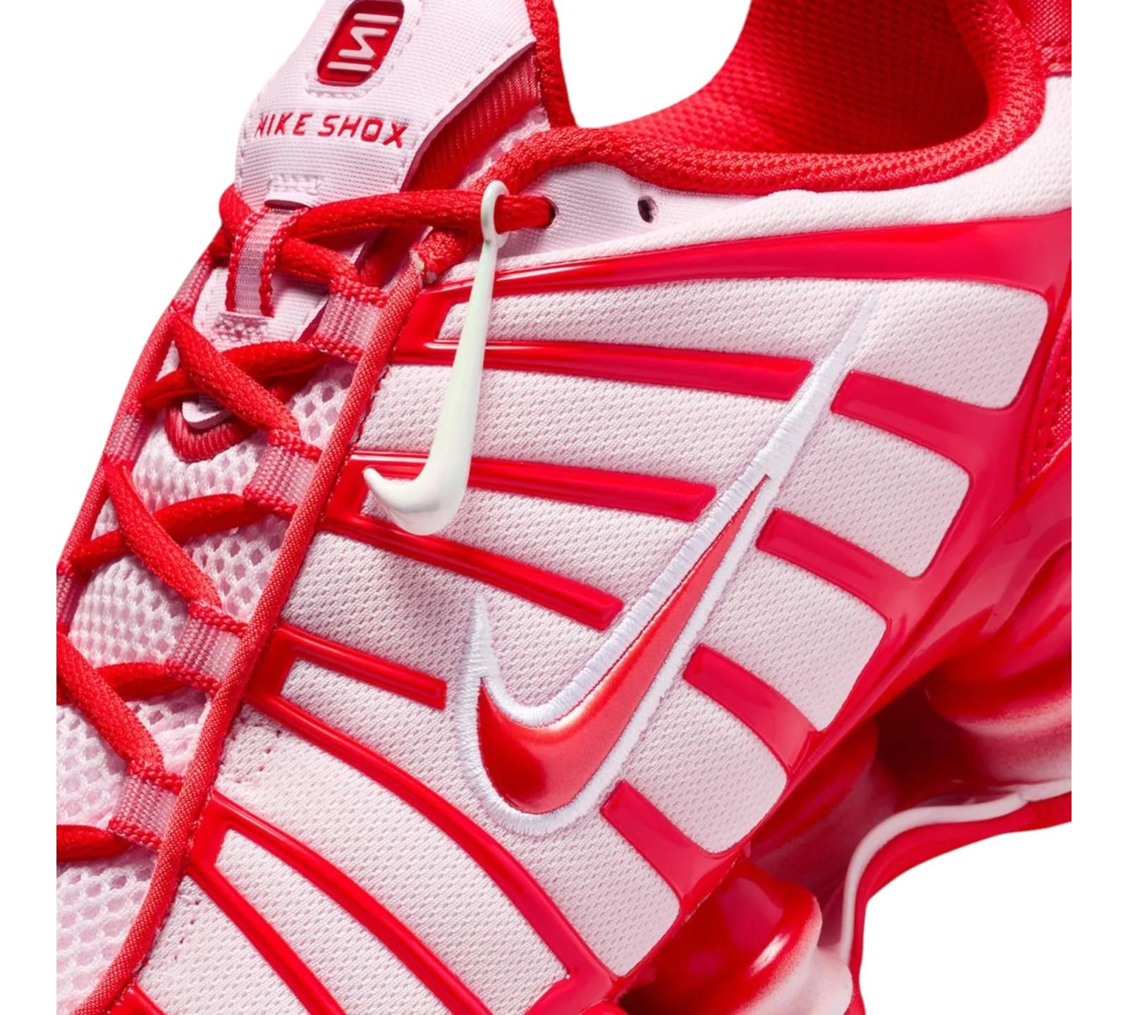 NIKE SHOX TL PINK FOAM HABANERO RED