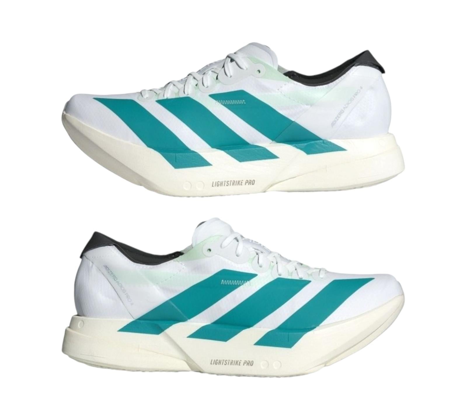 ADIDAS ADIZERO ADIOS PRO 4 WHITE PULSE TEAL