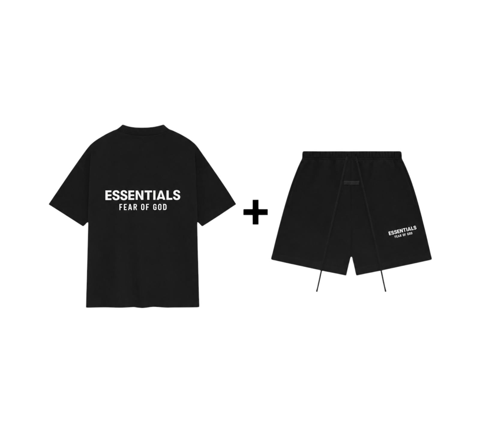 FEAR OF GOD ESSENTIALS JET BLACK (SS25) SUMMER SET