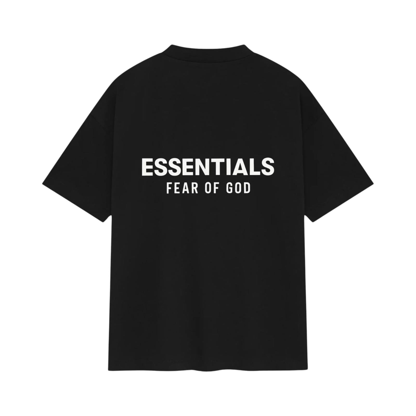 FEAR OF GOD ESSENTIALS CLASSIC SHORT SLEEVE TEE JET BLACK (SS25)