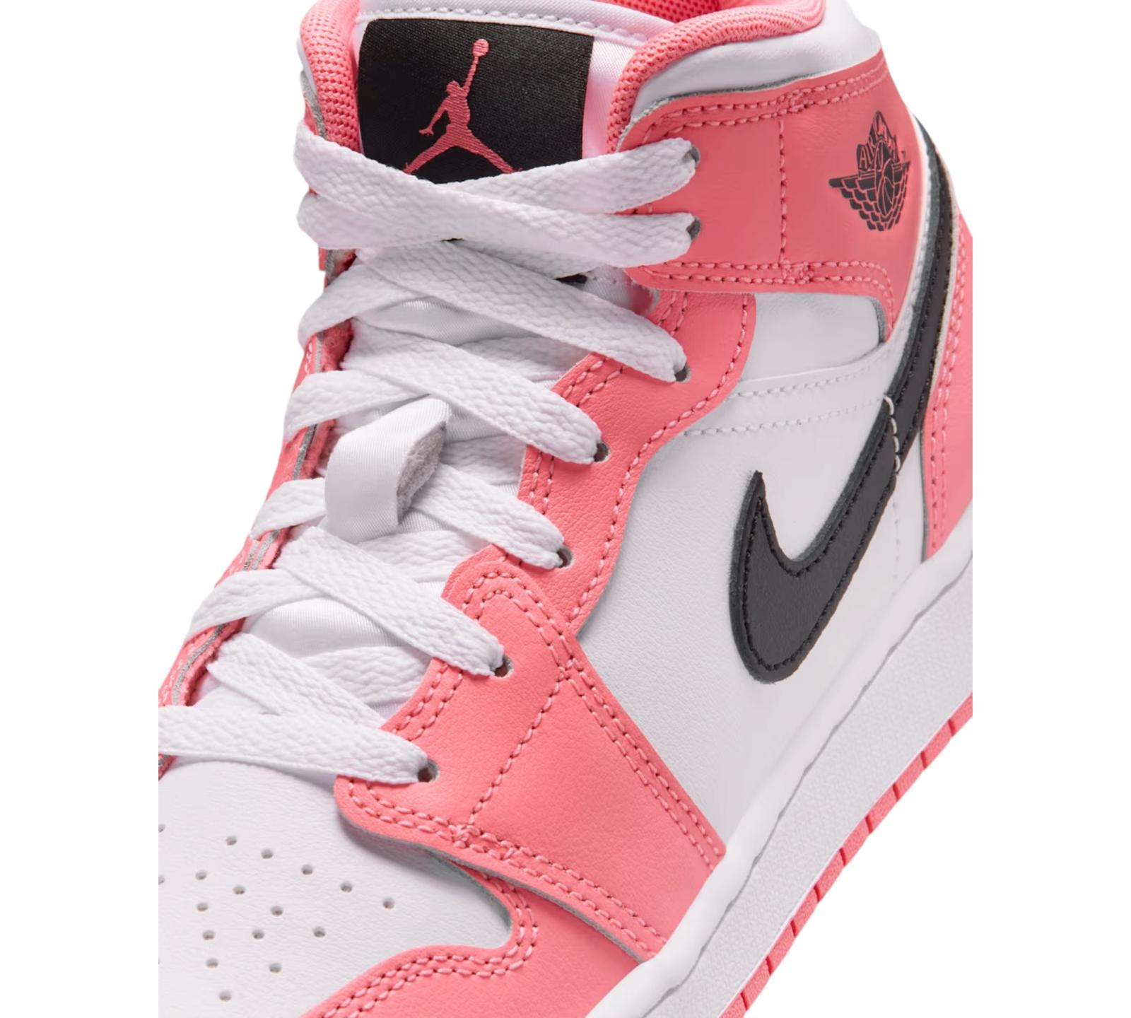 JORDAN 1 MID PINK GAZE