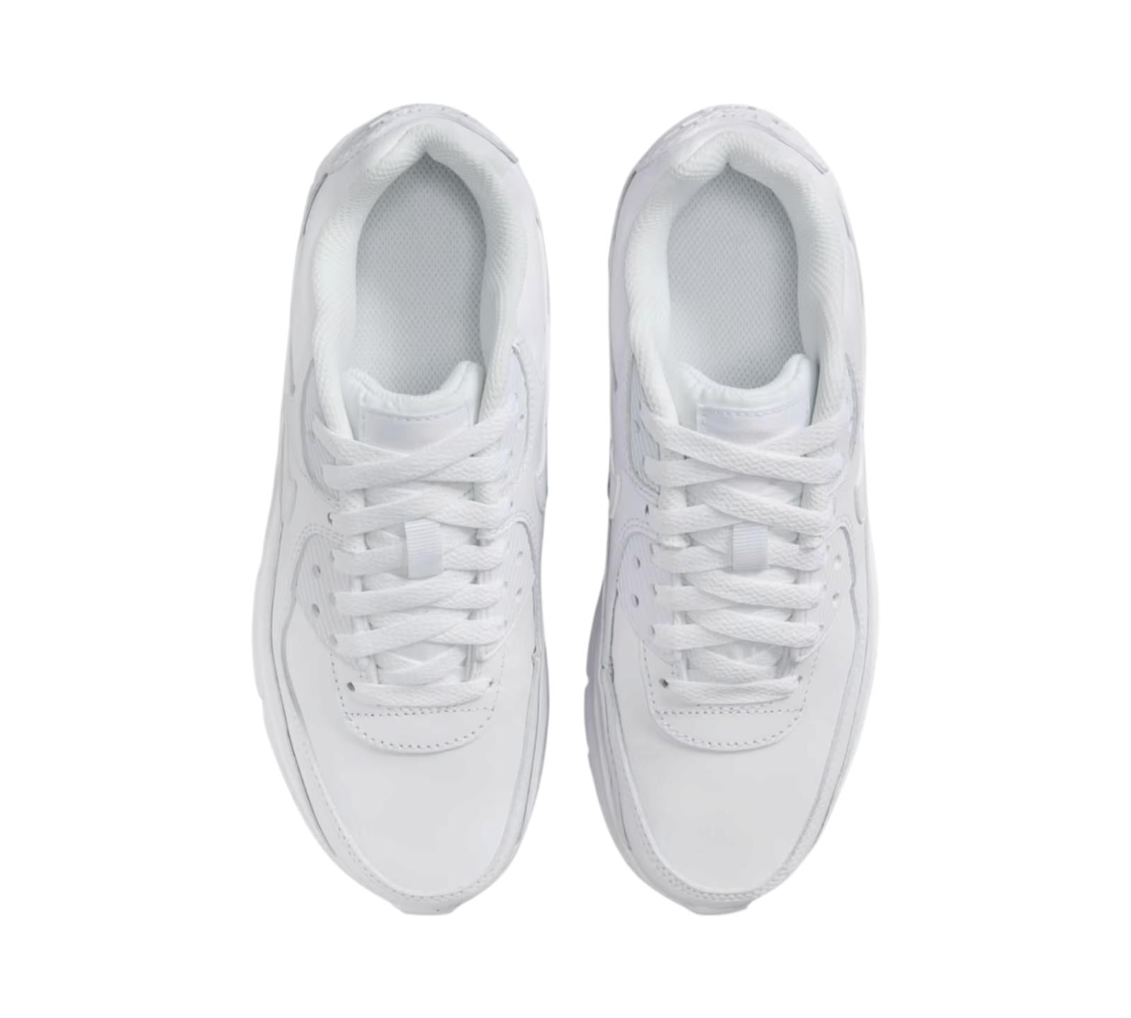NIKE AIR MAX 90 LTR WHITE METALLIC SILVER