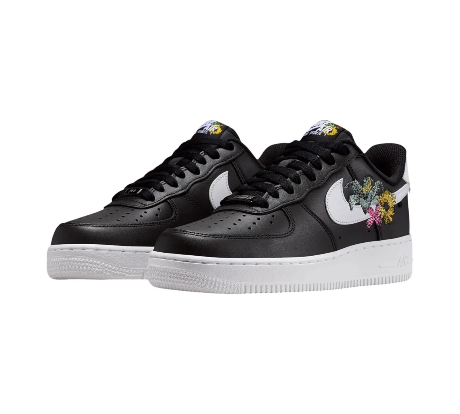 NIKE AIR FORCE 1 LOW PREMIUM NOW ACCEPTING ALL FLOWERS BLACK