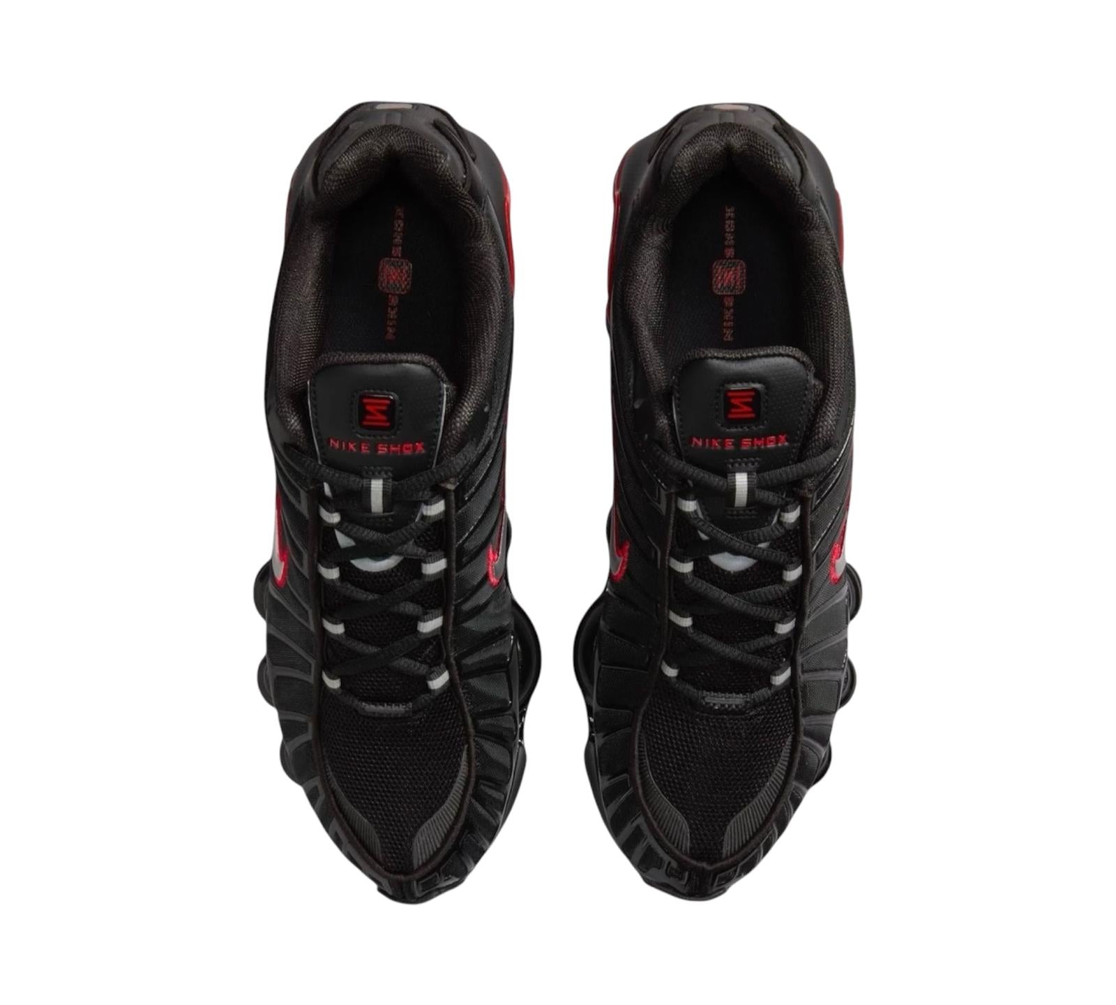 NIKE SHOX TL BLACK UNIVERSITY RED