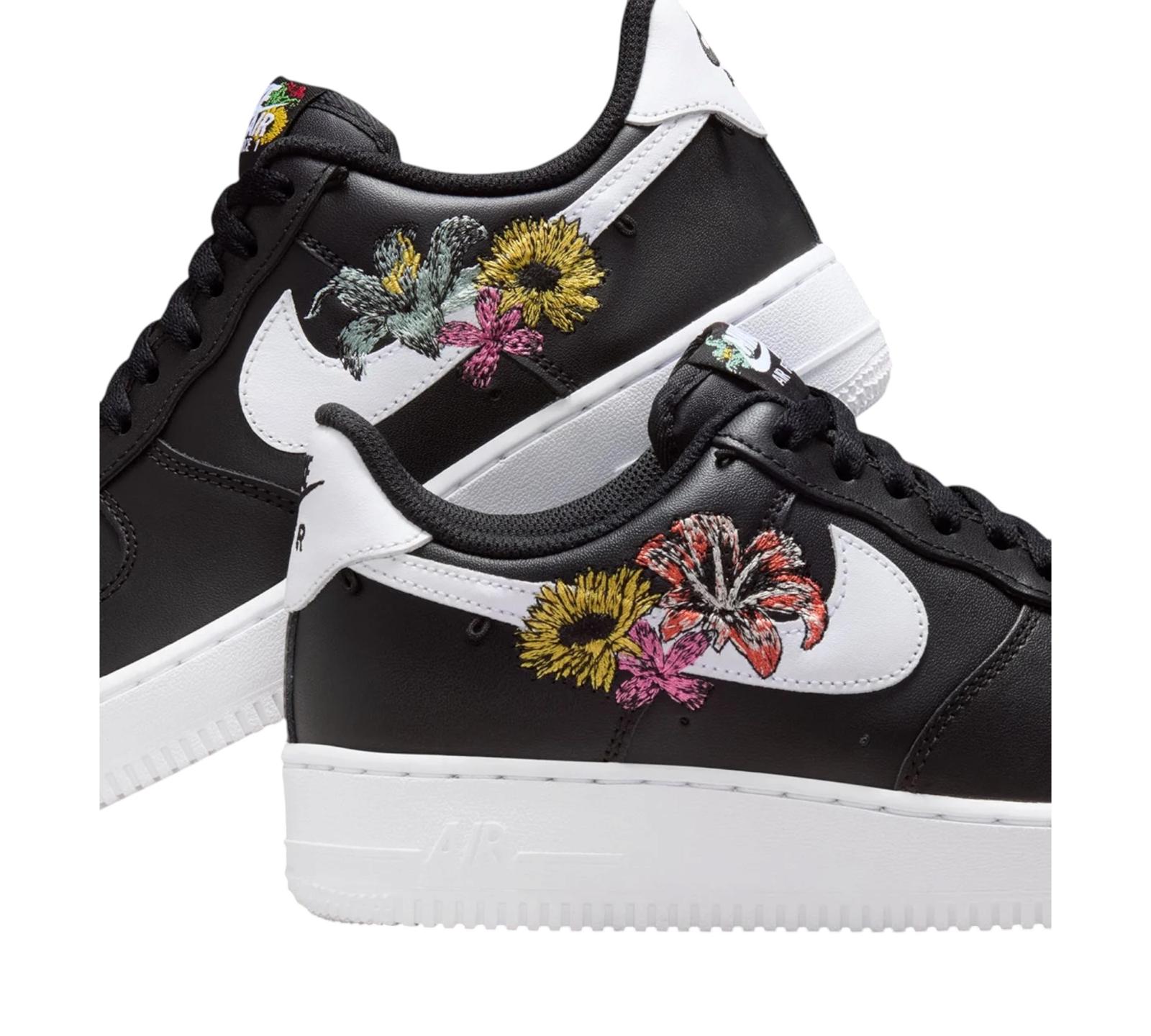 NIKE AIR FORCE 1 LOW PREMIUM NOW ACCEPTING ALL FLOWERS BLACK