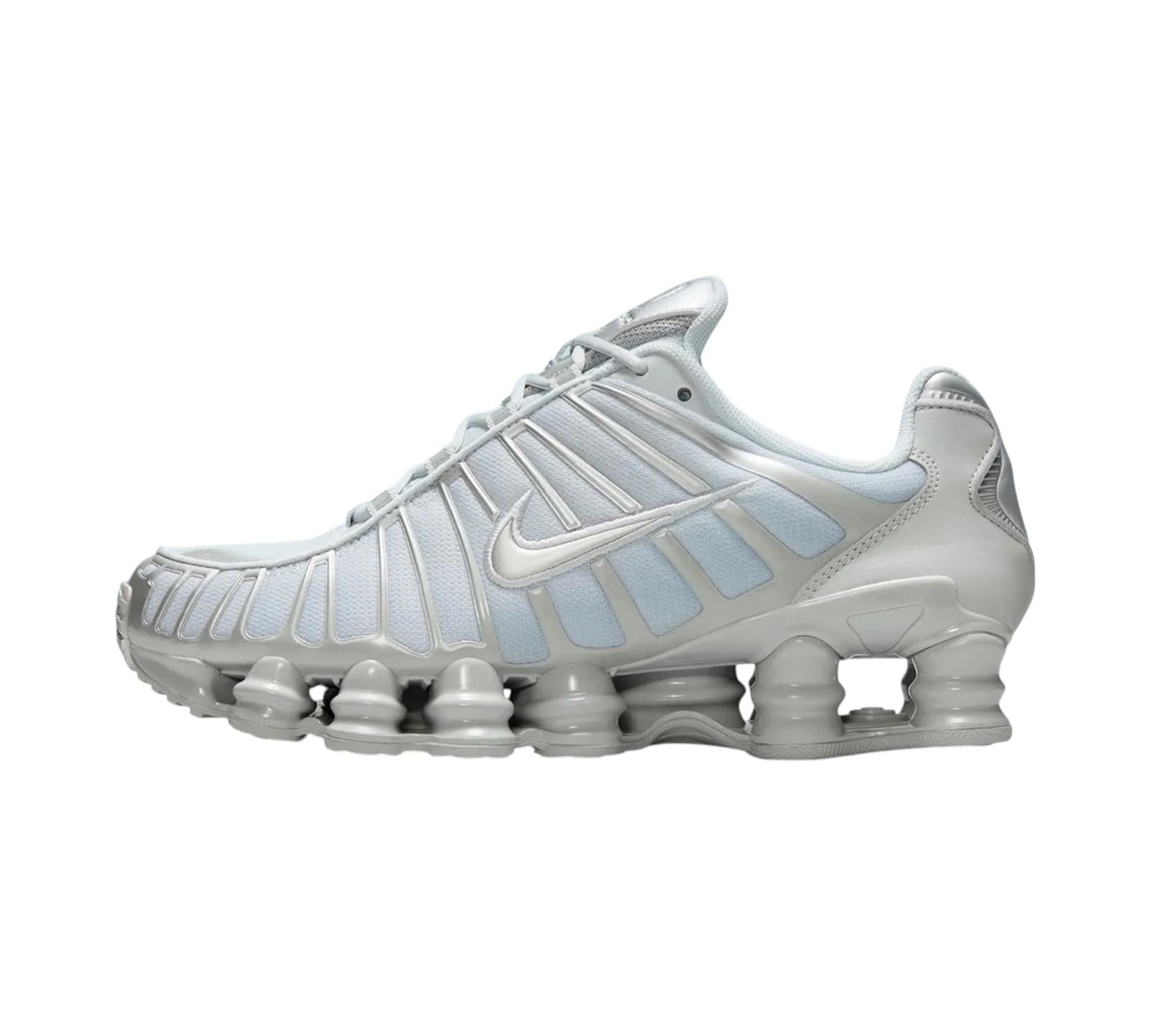 NIKE SHOX TL PURE PLATINUM SMOKE GREY