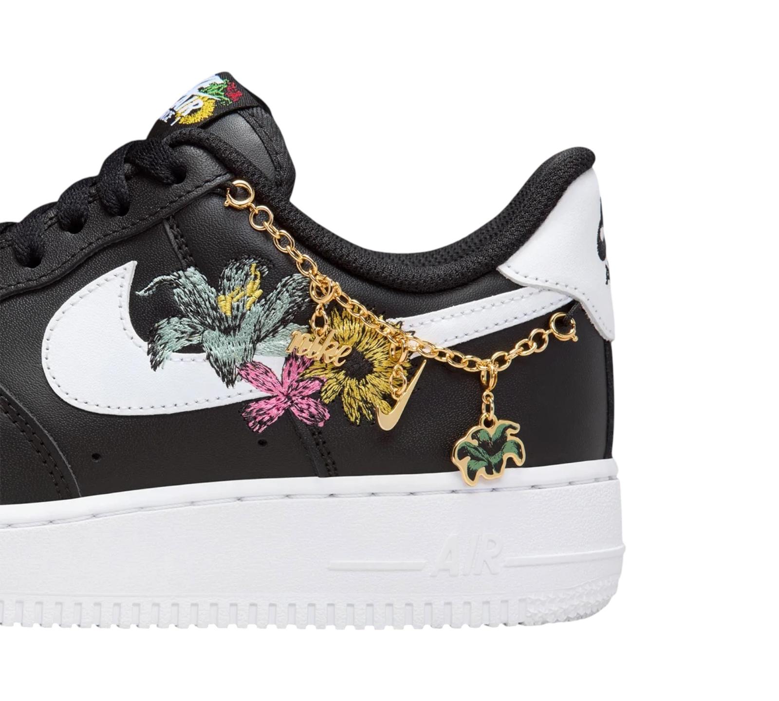 NIKE AIR FORCE 1 LOW PREMIUM NOW ACCEPTING ALL FLOWERS BLACK