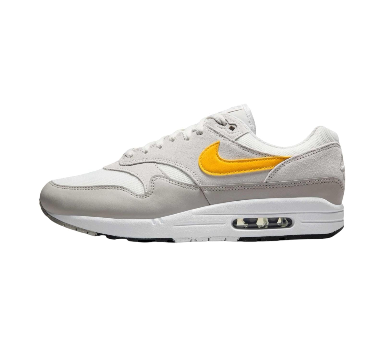 NIKE AIR MAX 1 ESSENTIAL SUMMIT WHITE UNIVERSITY GOLD