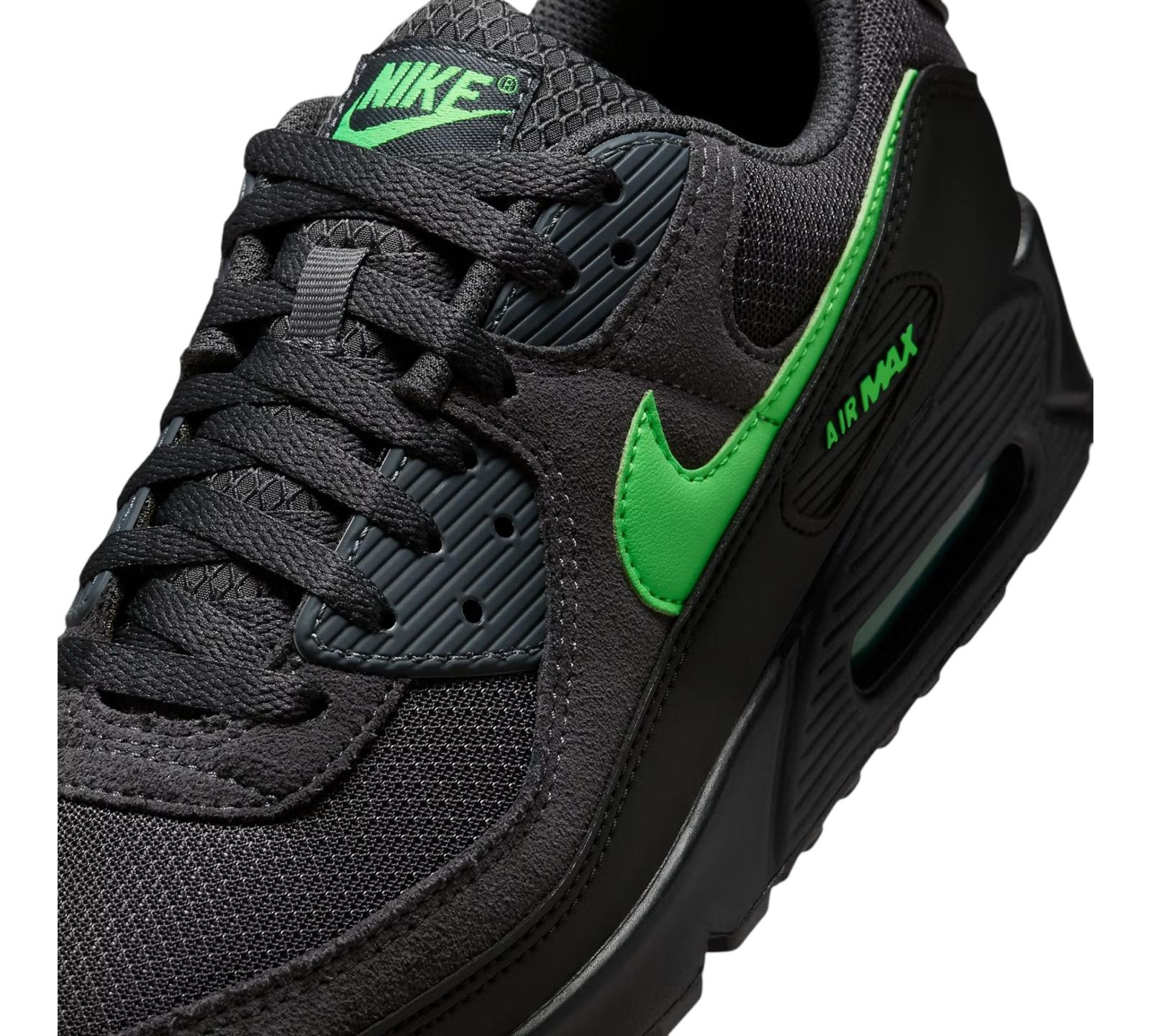 NIKE AIR MAX 90 BLACK GREEN STRIKE