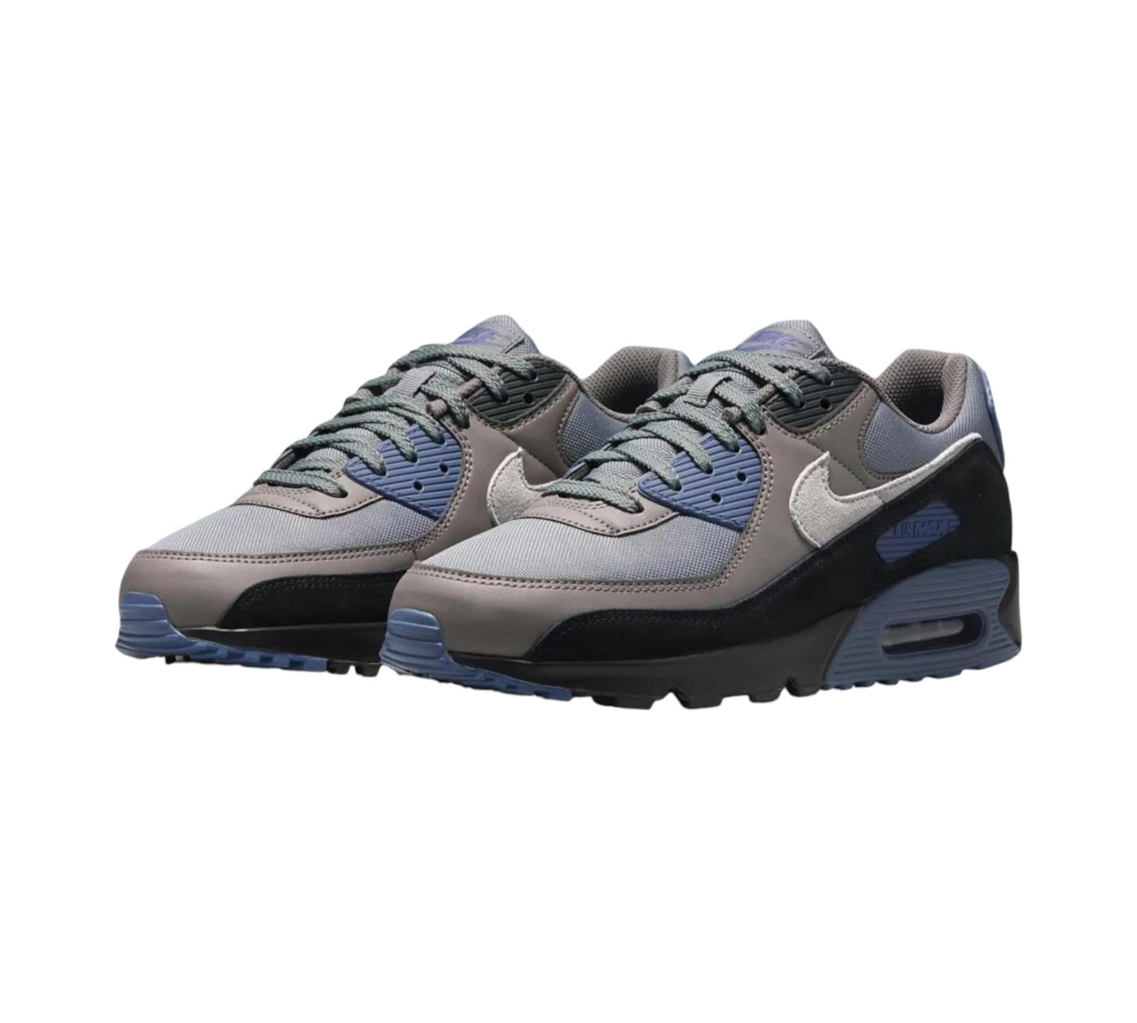 NIKE AIR MAX 90 SMOKE GREY DIFFUSED BLUE