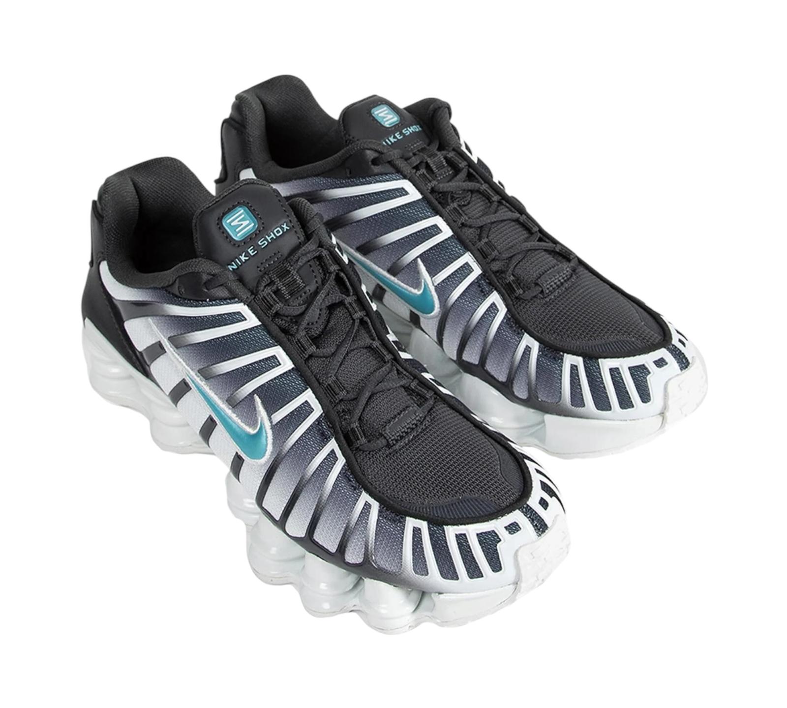 NIKE SHOX TL WHITE GREY BLUE