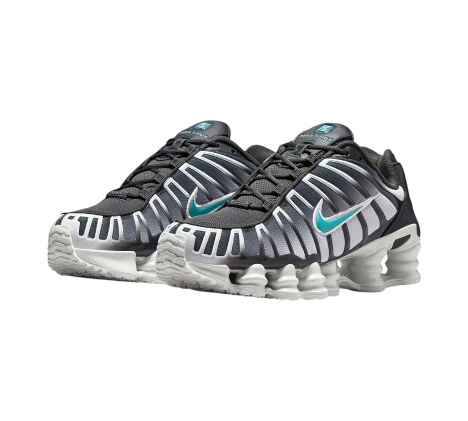 NIKE SHOX TL WHITE GREY BLUE