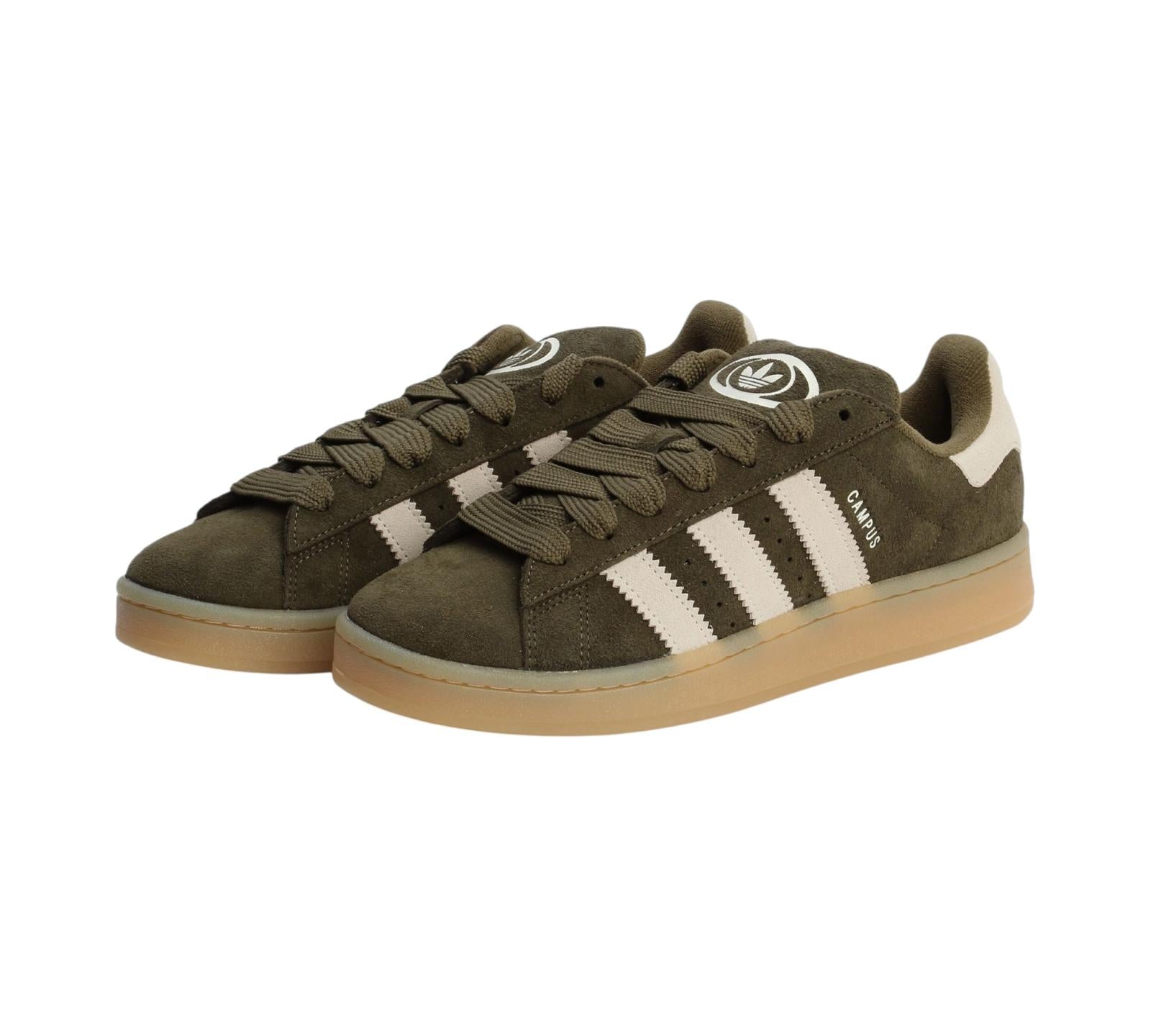 ADIDAS CAMPUS 00S CAMP MEDIUM DARK KHAKI OFF WHITE GUM