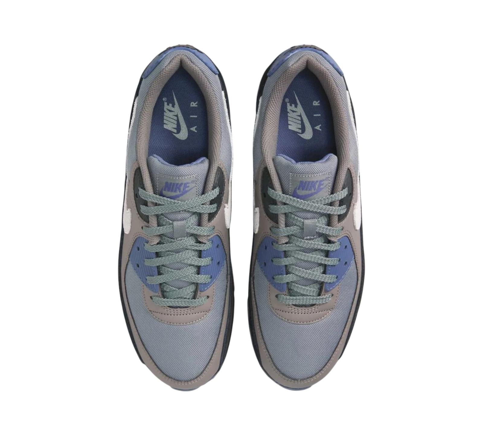 NIKE AIR MAX 90 SMOKE GREY DIFFUSED BLUE