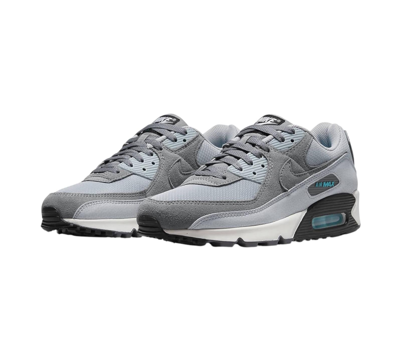 NIKE AIR MAX 90 WOLF GREY CHLORINE BLUE