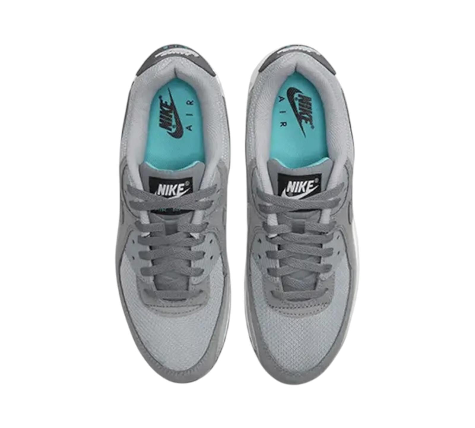 NIKE AIR MAX 90 WOLF GREY CHLORINE BLUE