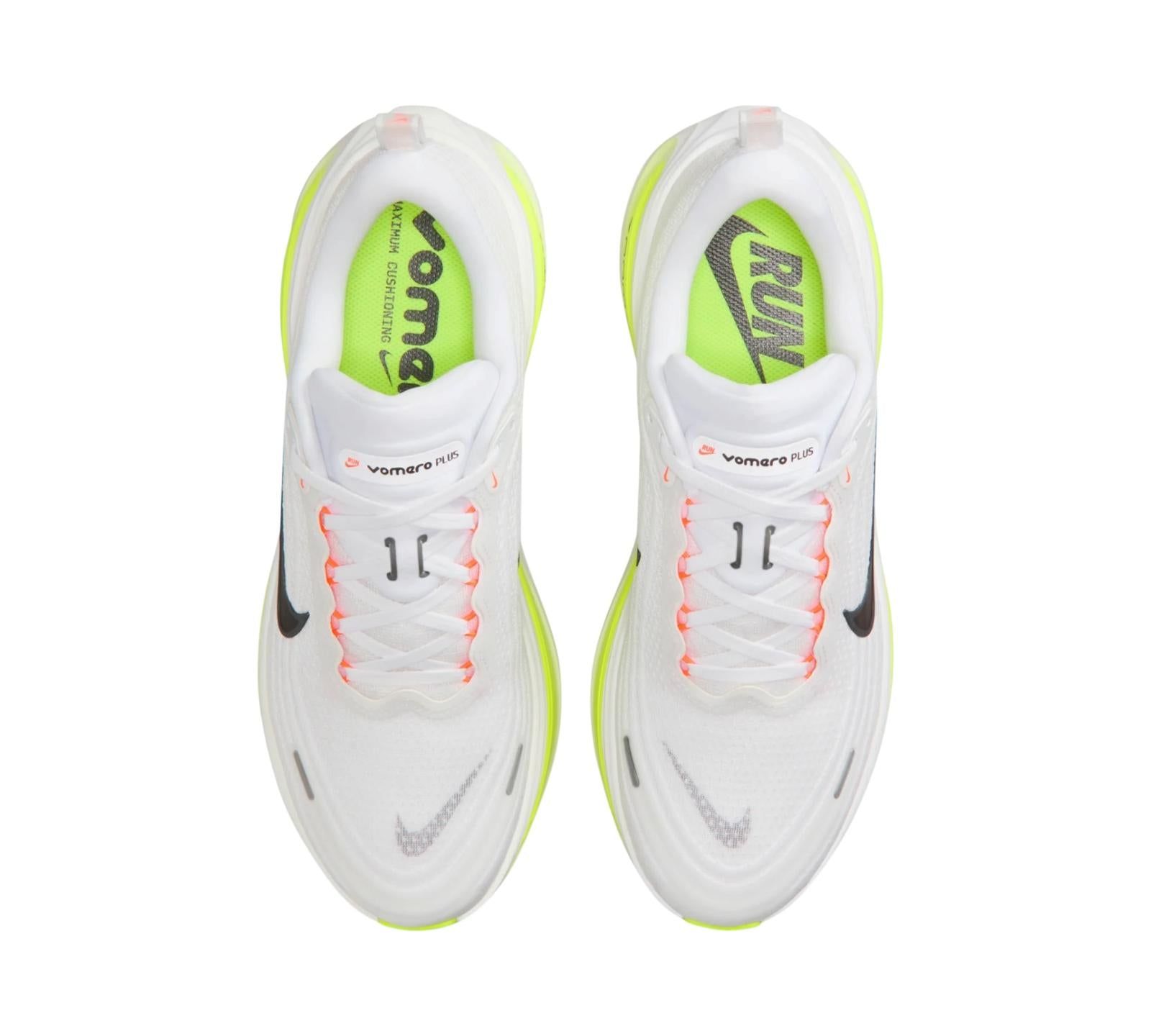 NIKE VOMERO PLUS WHITE BARELY VOLT BLACK