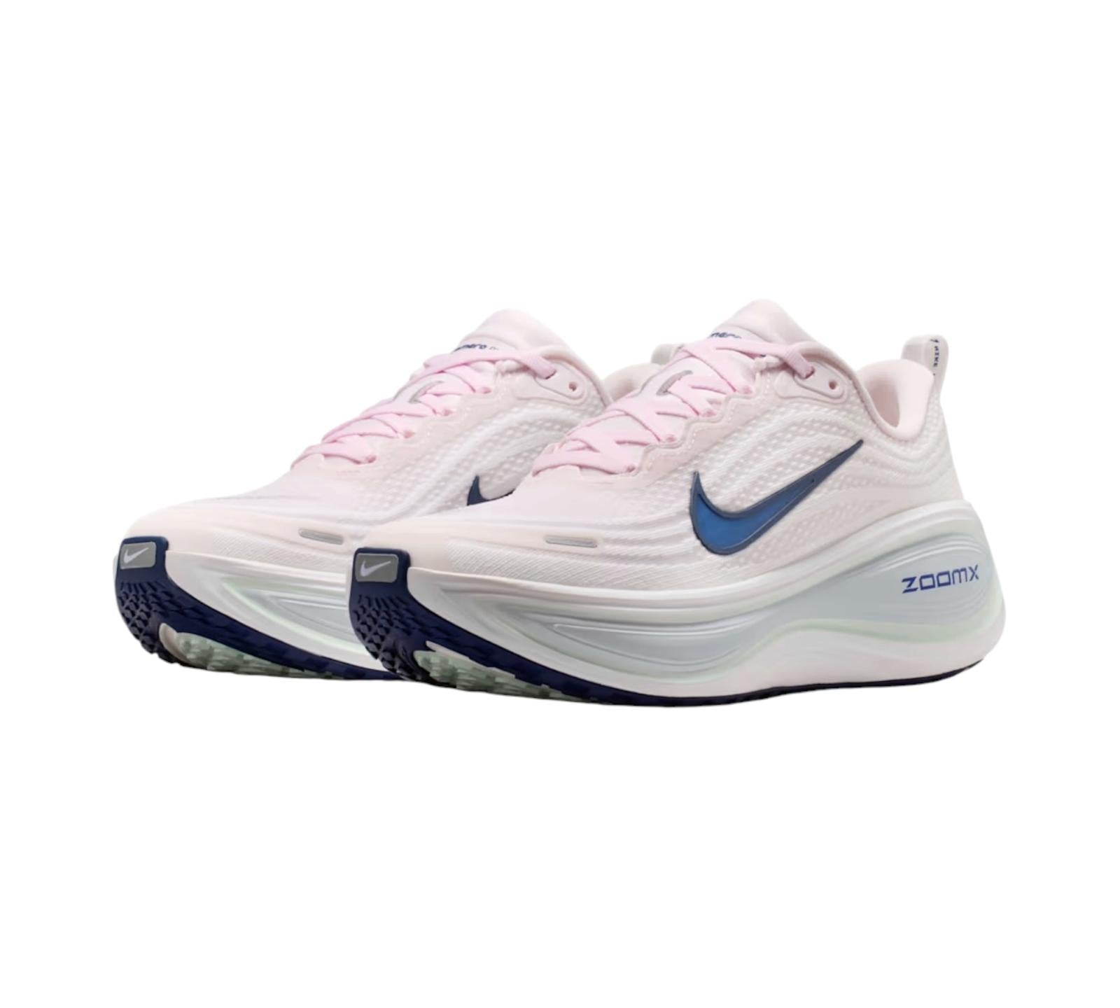 NIKE VOMERO PLUS PEARL PINK WHITE BARELY GREEN NAVY