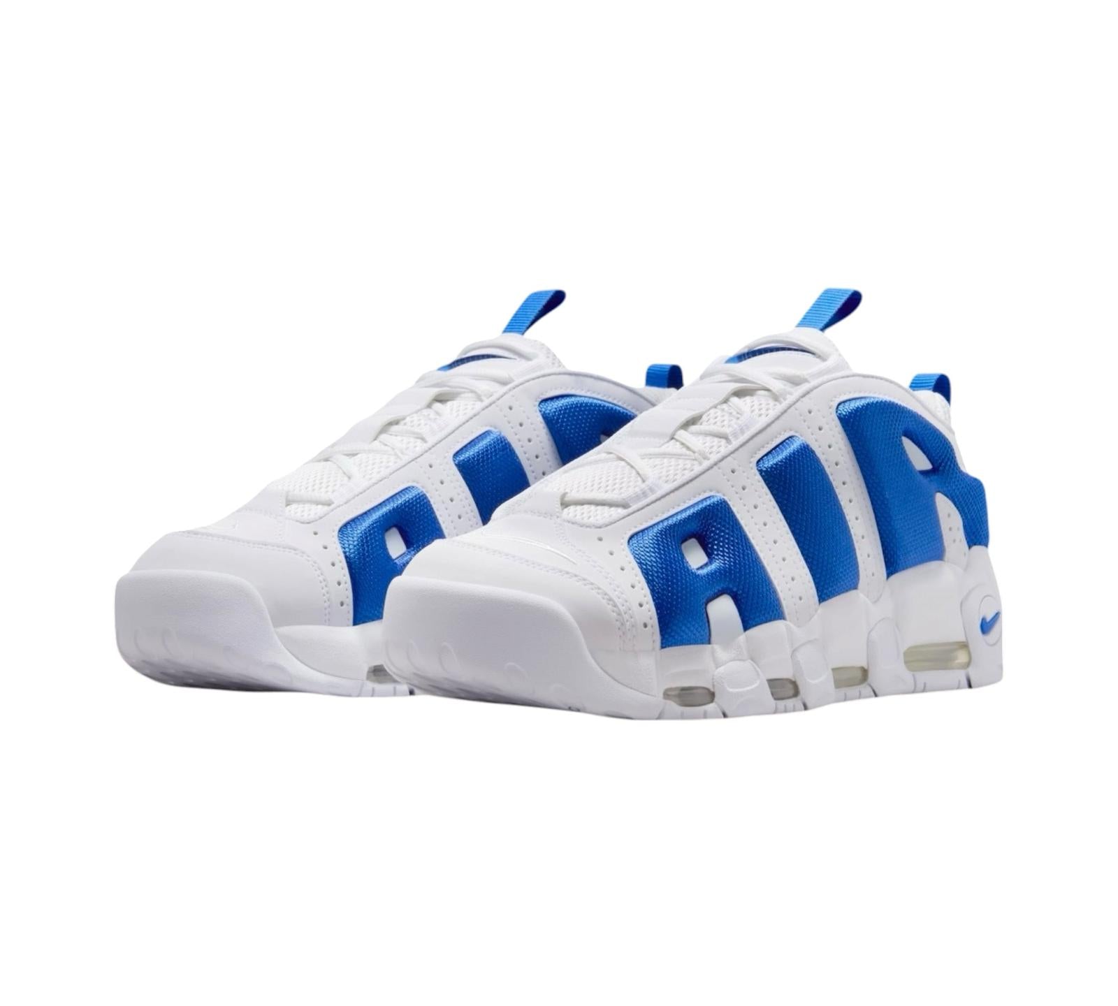 NIKE AIR MORE UPTEMPO LOW WHITE HYPER ROYAL
