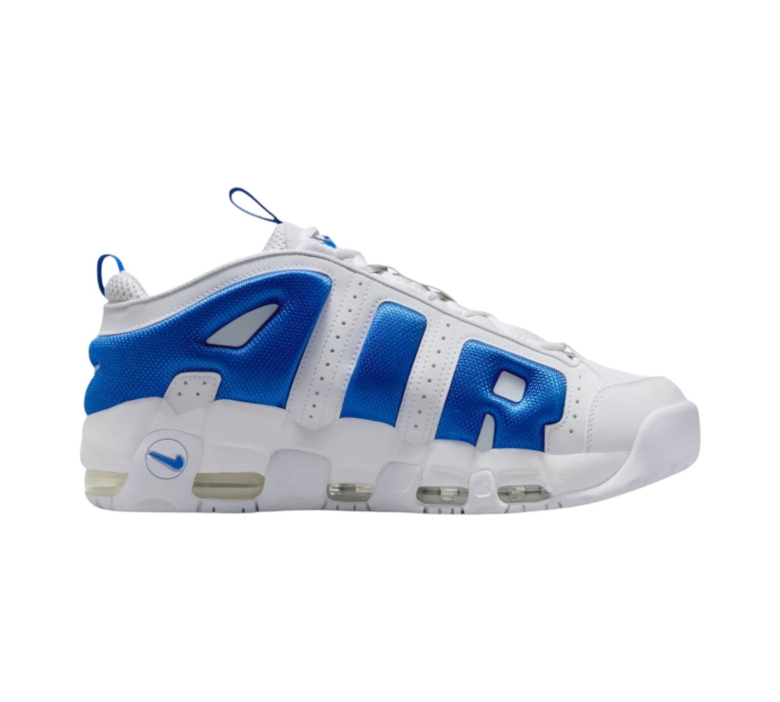 NIKE AIR MORE UPTEMPO LOW WHITE HYPER ROYAL