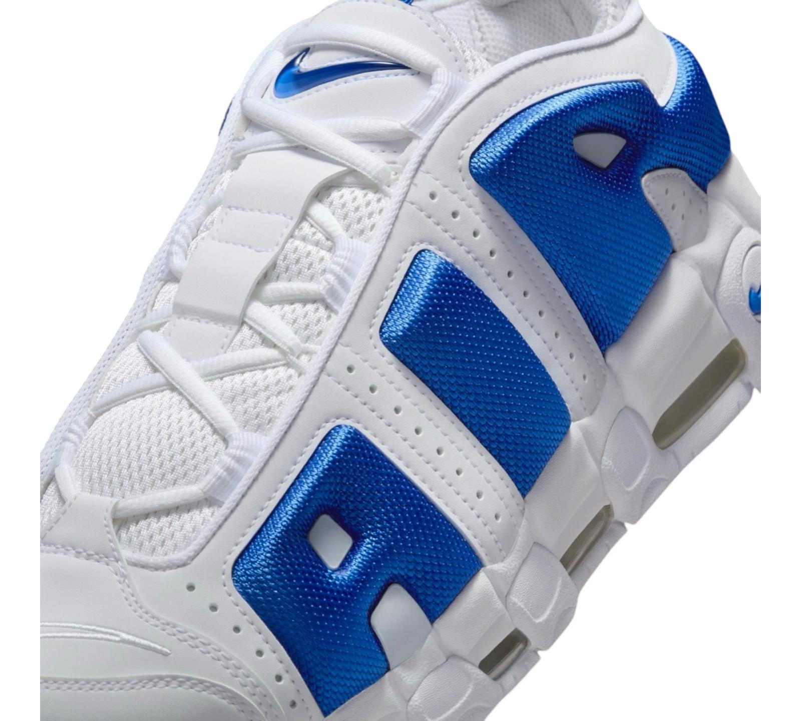 NIKE AIR MORE UPTEMPO LOW WHITE HYPER ROYAL