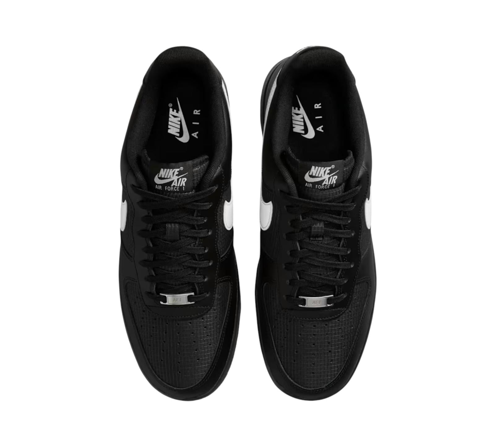NIKE AIR FORCE 1 07 LV8 BLACK WHITE TECH