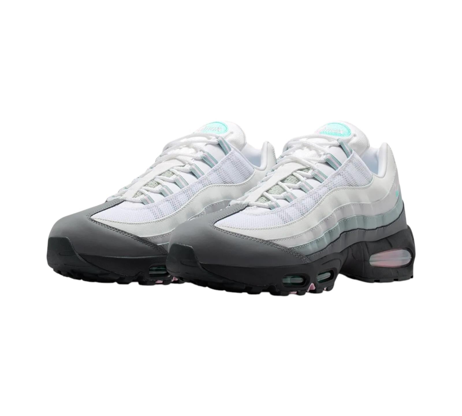 NIKE AIR MAX 95 BIG BUBBLE WHITE HYPER TURQUOISE PINK FOAM