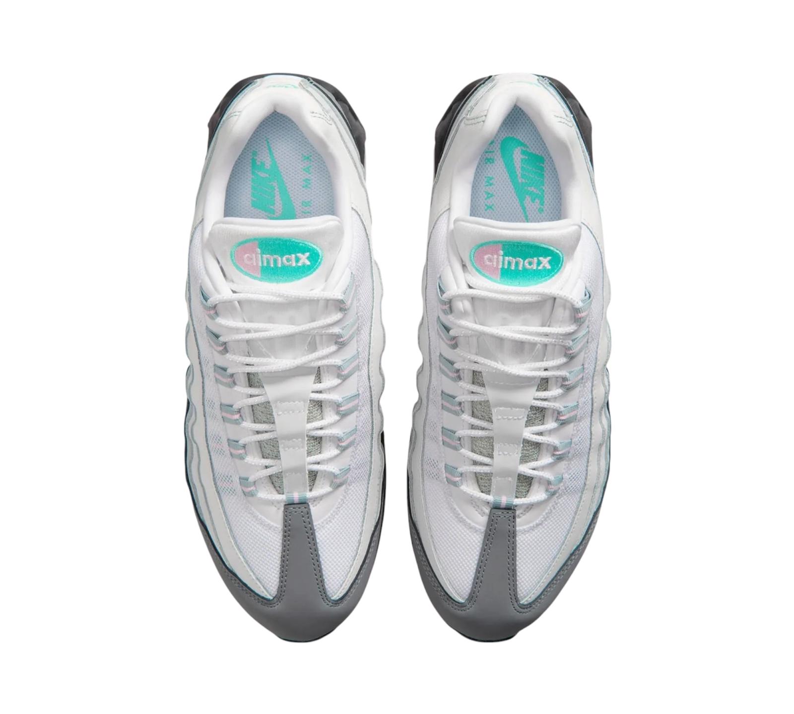 NIKE AIR MAX 95 BIG BUBBLE WHITE HYPER TURQUOISE PINK FOAM