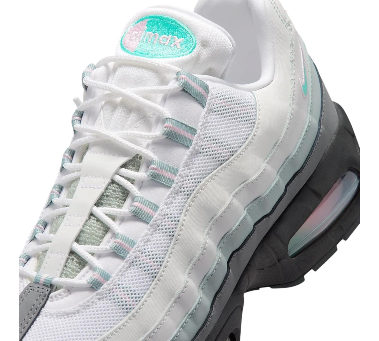 NIKE AIR MAX 95 BIG BUBBLE WHITE HYPER TURQUOISE PINK FOAM
