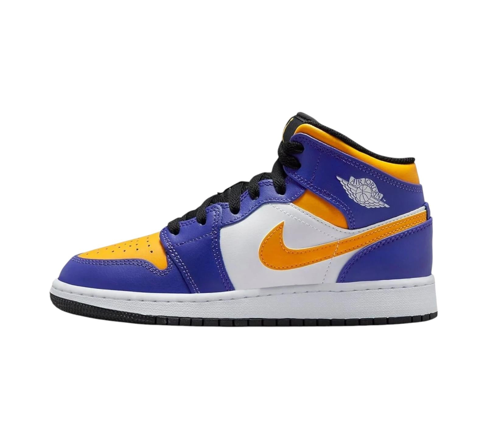 JORDAN 1 MID LAKERS