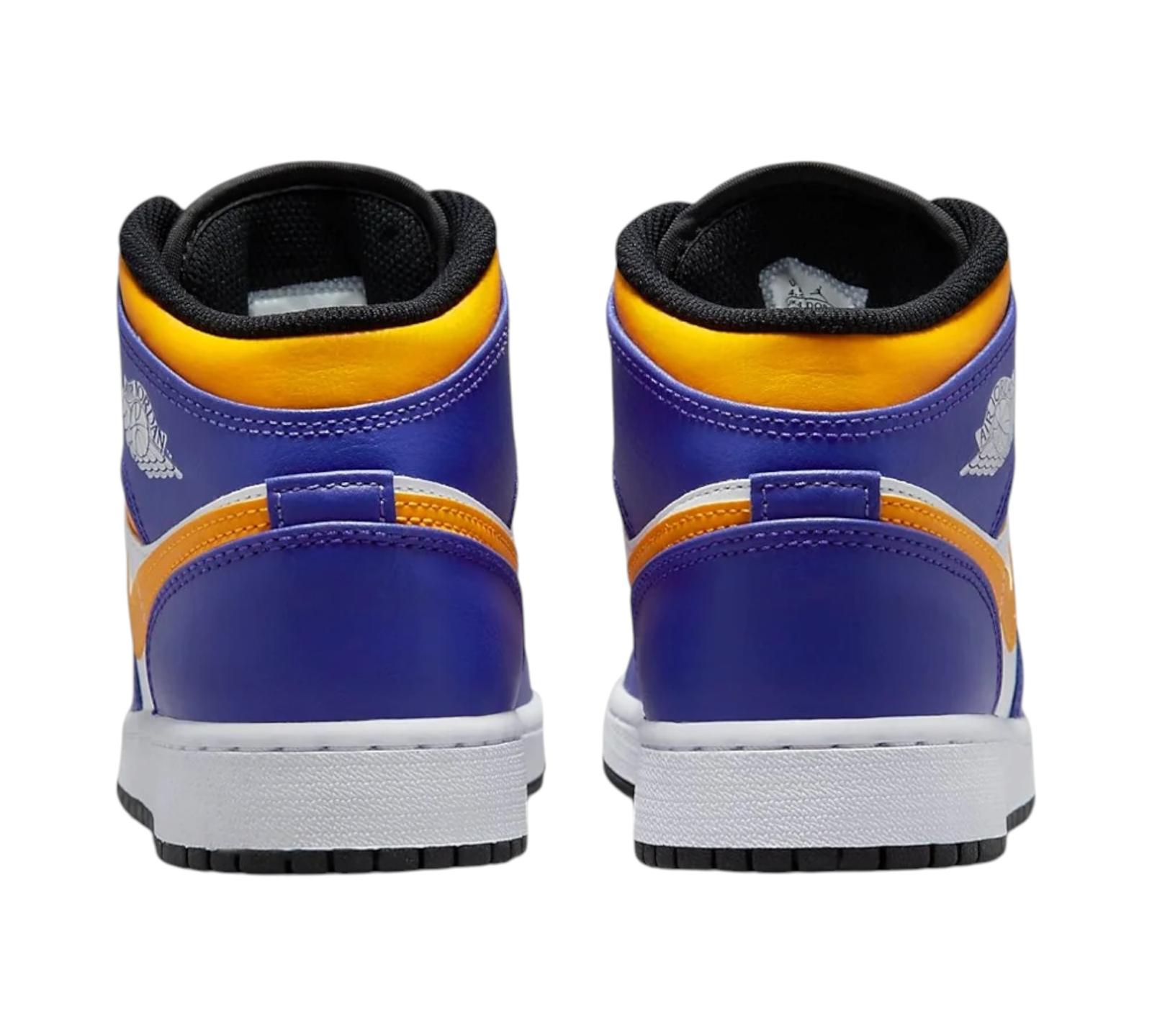 JORDAN 1 MID LAKERS